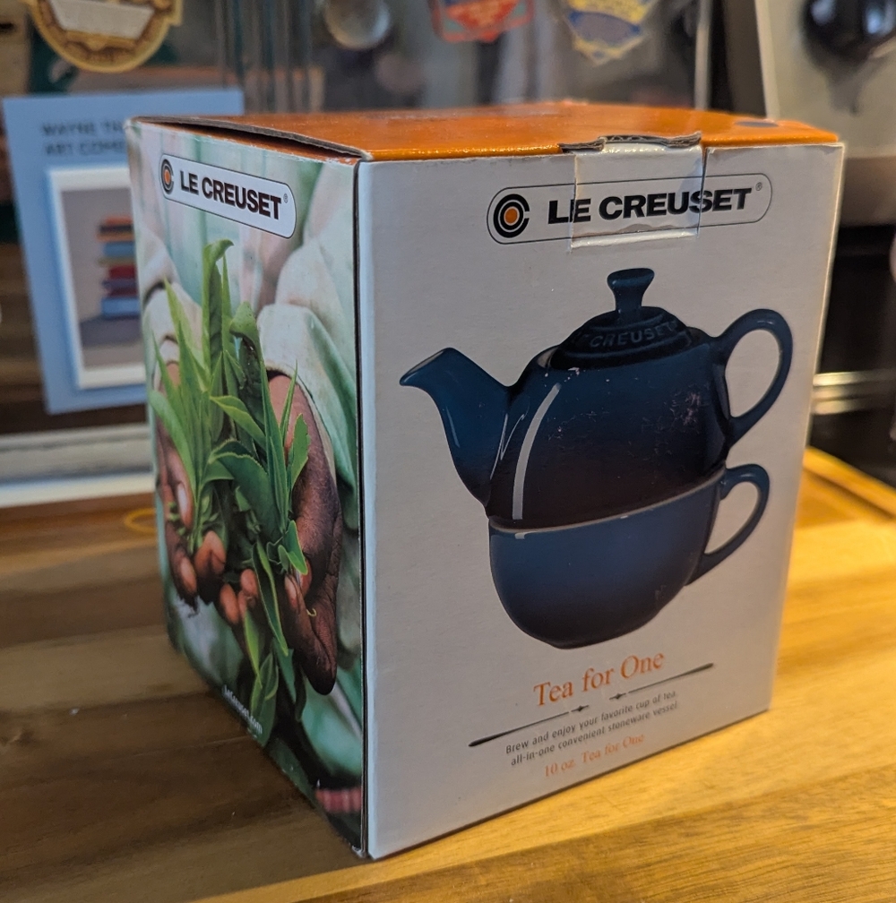 Le Creuset Indigo Tea for One Set